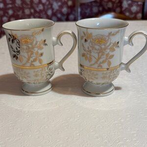 Vintage Norcrest 50th Anniversay Cups